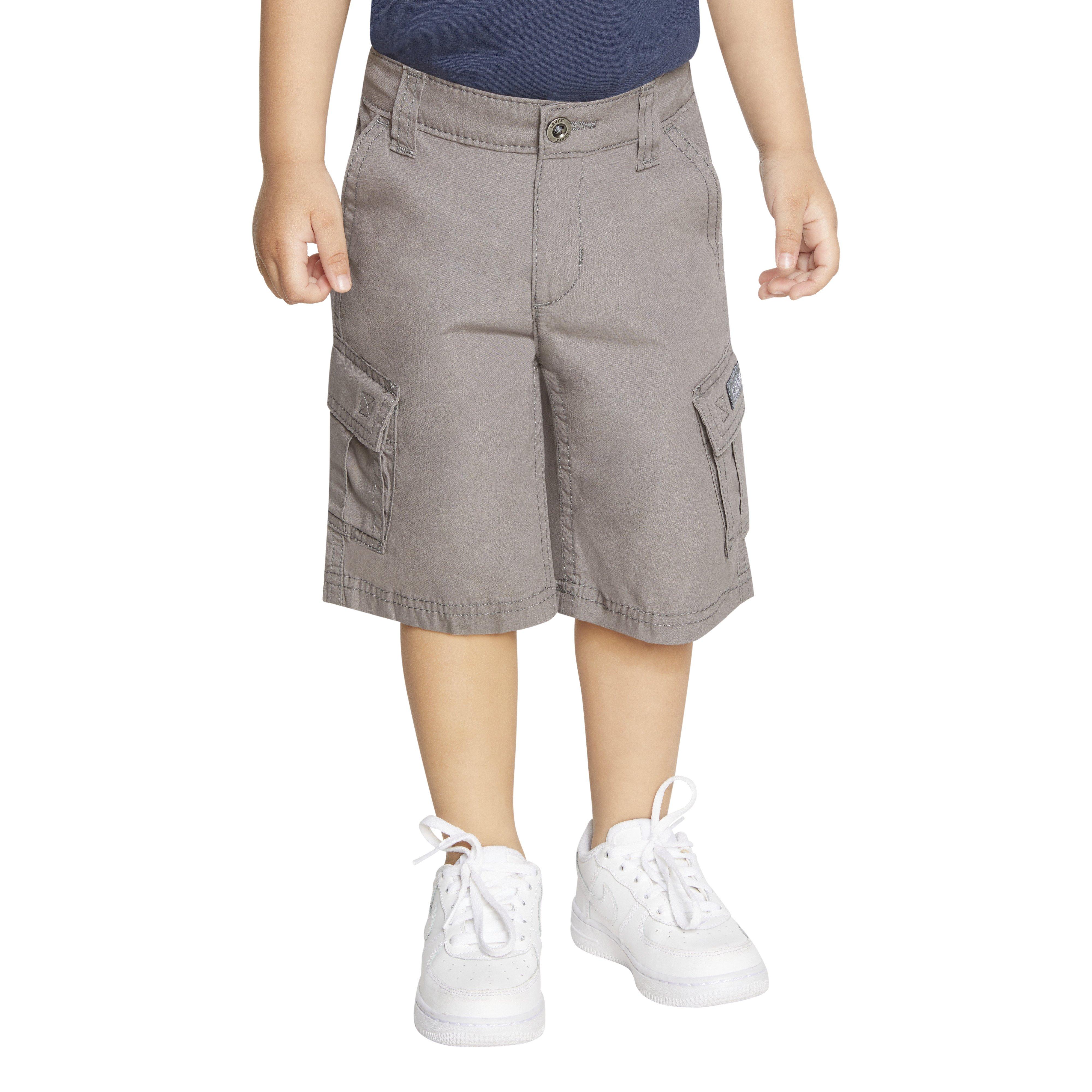 Levi's Red Tab Relaxed Toddler Boys' Grey Cargo Shorts - GREY